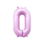 Pastel Lilac Pink Number Balloon | 32" Giant Foil | Numbers 0-9