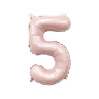 Blush Number Balloon | 32" Giant Pink Foil | Numbers 0-9