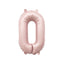 Blush Number Balloon | 32" Giant Pink Foil | Numbers 0-9