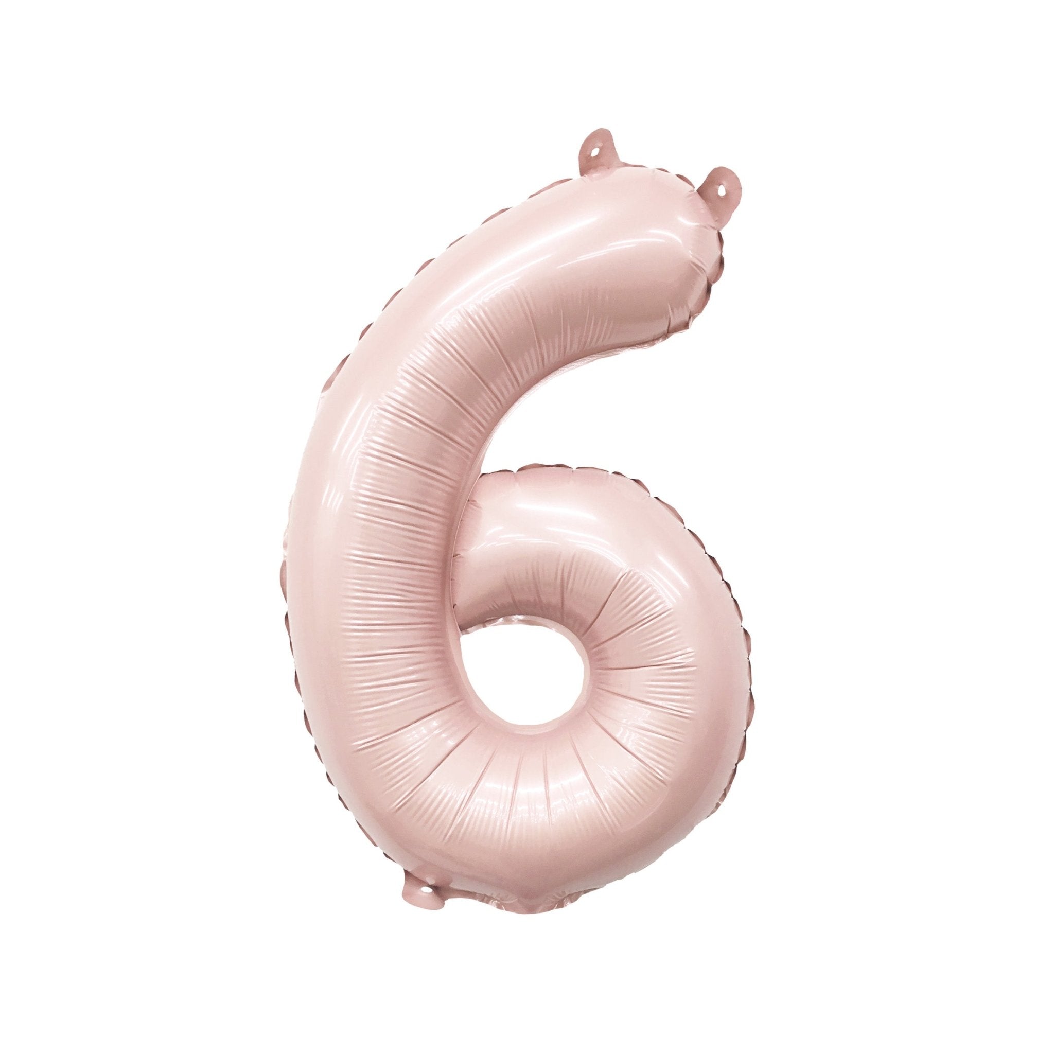 Blush Number Balloon | 32" Giant Pink Foil | Numbers 0-9