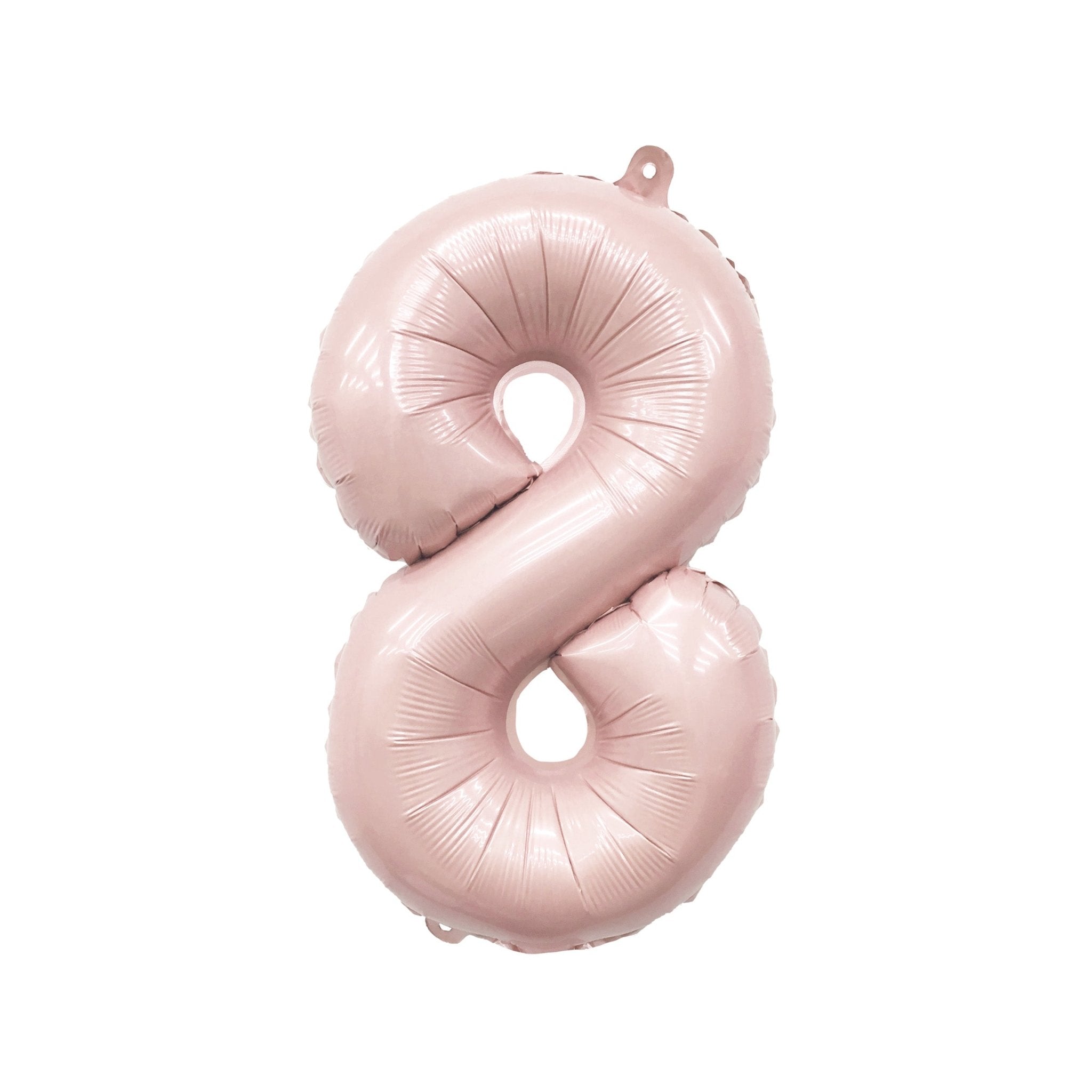 Blush Number Balloon | 32" Giant Pink Foil | Numbers 0-9