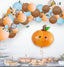 Blue Little Pumpkin Balloon Garland Kit