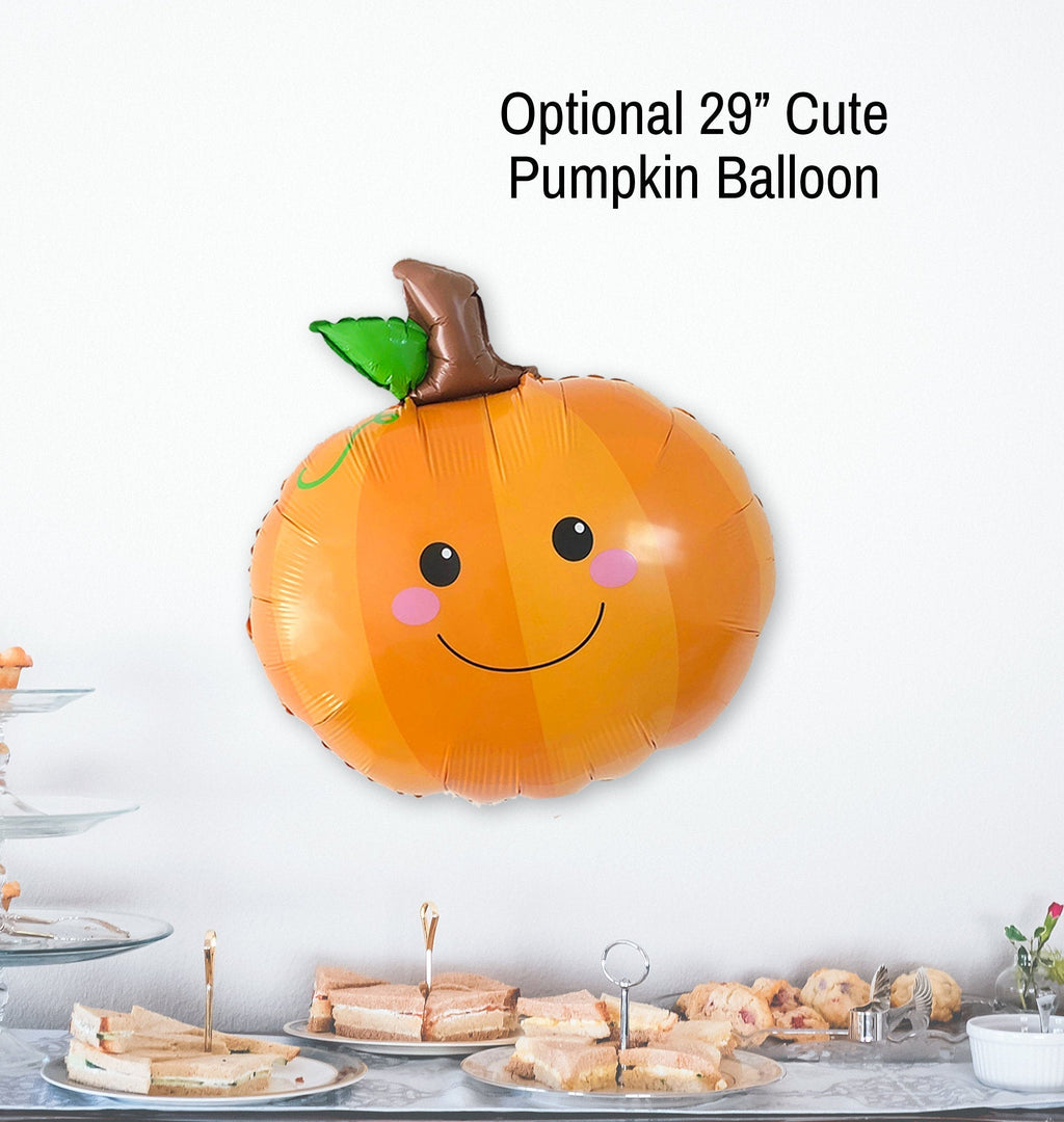 Blue Little Pumpkin Balloon Garland Kit