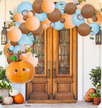 Blue Little Pumpkin Balloon Garland Kit