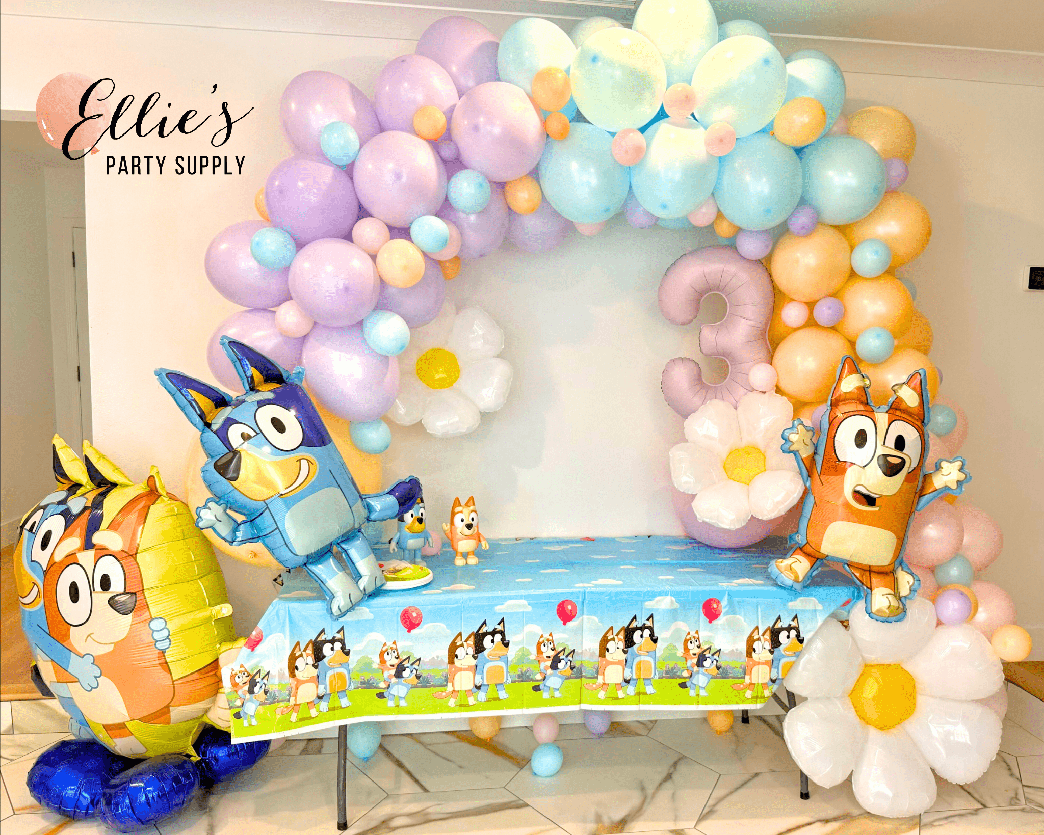 Bluey-Inspired Balloon Garland Kit Main image