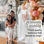 Moody Boho Balloon Garland Kit | Matte Mauve Blush Mocha DIY Arch