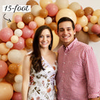 Moody Boho Balloon Garland Kit | Matte Mauve Blush Mocha DIY Arch