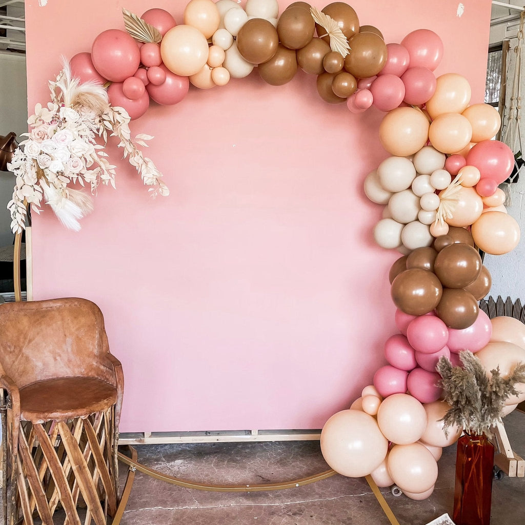 Moody Boho Balloon Garland Kit | Matte Mauve Blush Mocha DIY Arch
