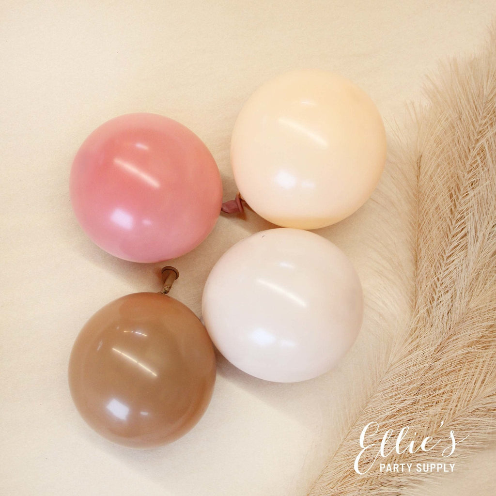 Moody Boho Balloon Garland Kit | Matte Mauve Blush Mocha DIY Arch