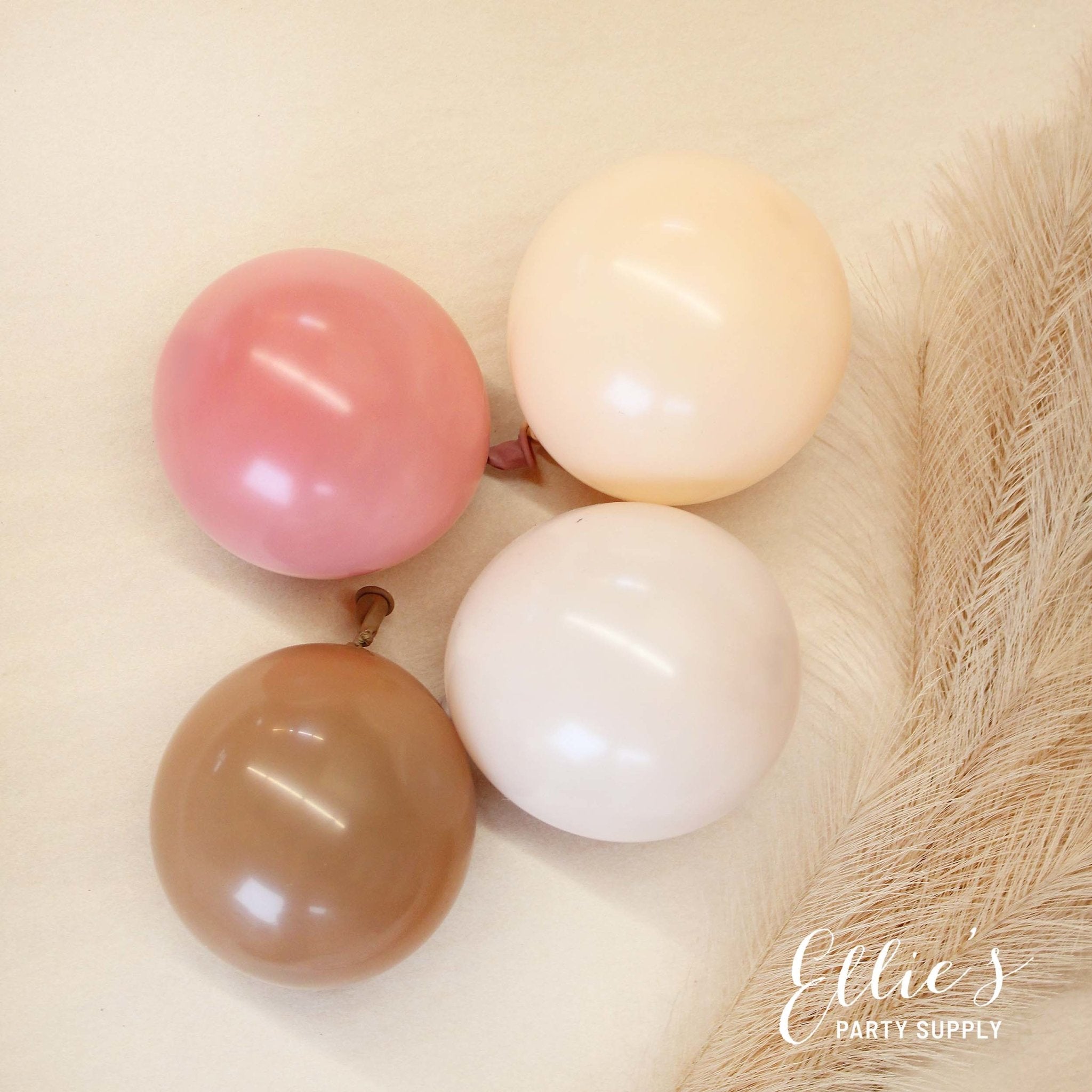 Moody Boho Balloon Garland Kit | Matte Mauve Blush Mocha DIY Arch