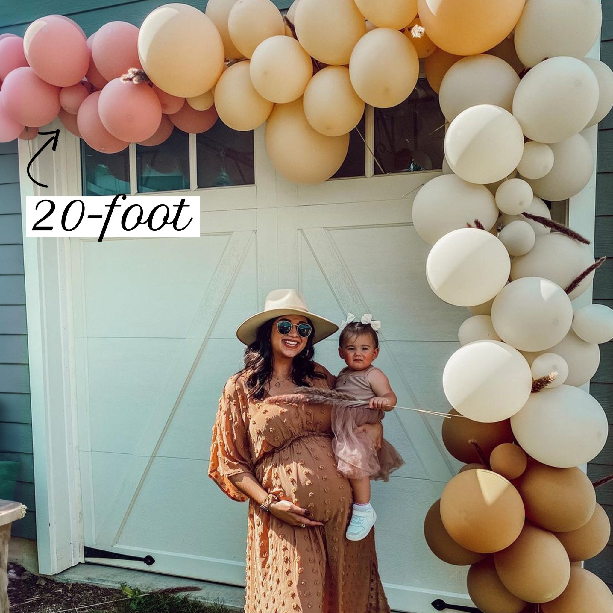 Moody Boho Balloon Garland Kit | Matte Mauve Blush Mocha DIY Arch