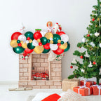 Classic Red & Green Holiday Balloon Garland Kit