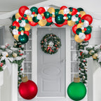 Classic Red & Green Holiday Balloon Garland Kit
