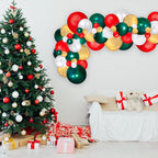 Classic Red & Green Holiday Balloon Garland Kit