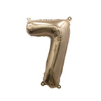 Giant Gold Number Balloon | 32" Metallic Foil | Numbers 0-9