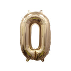 Giant Gold Number Balloon | 32" Metallic Foil | Numbers 0-9