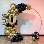 Giant Gold Number Balloon | 32" Metallic Foil | Numbers 0-9