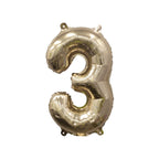 Giant Gold Number Balloon | 32" Metallic Foil | Numbers 0-9