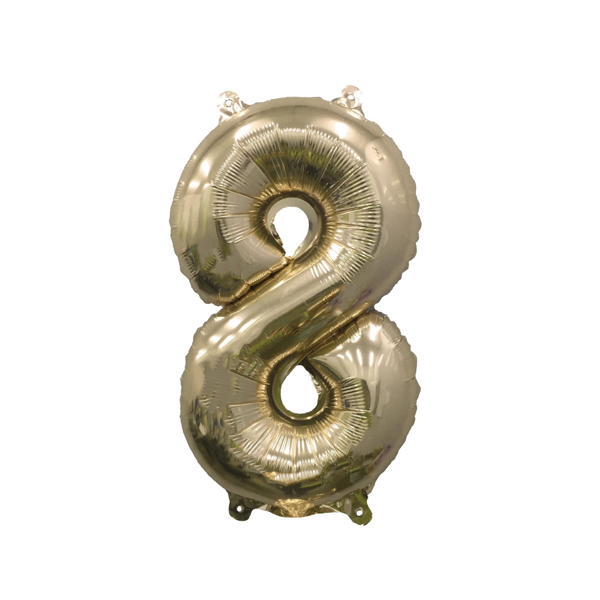 Giant Gold Number Balloon | 32" Metallic Foil | Numbers 0-9