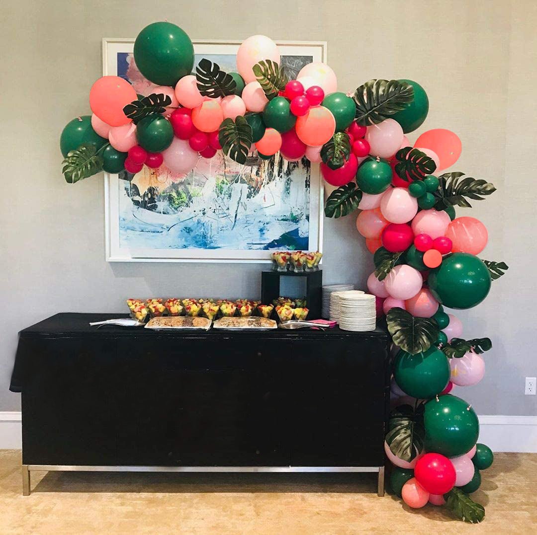 Girly Safari Balloon Garland Kit – Wild One Jungle Theme