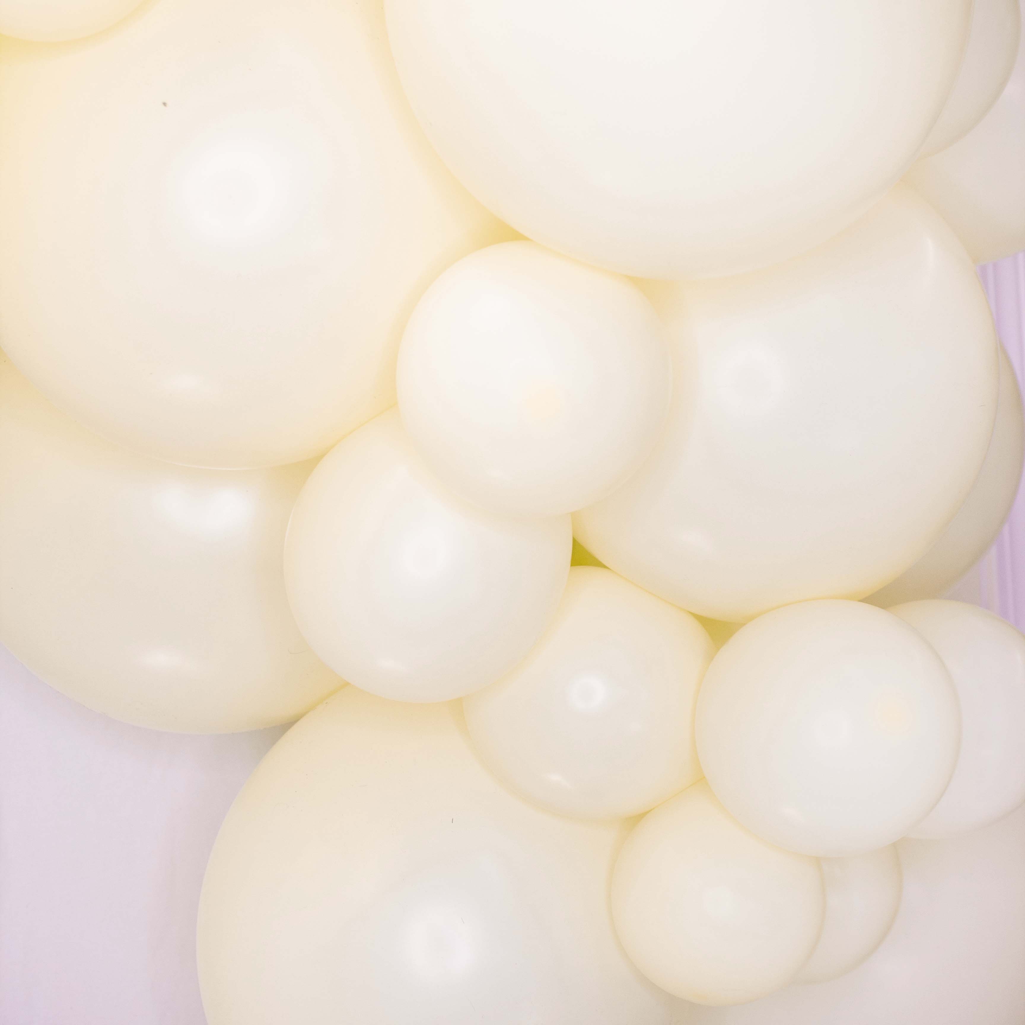 Ivory Balloon Garland 5 foot Secondary image