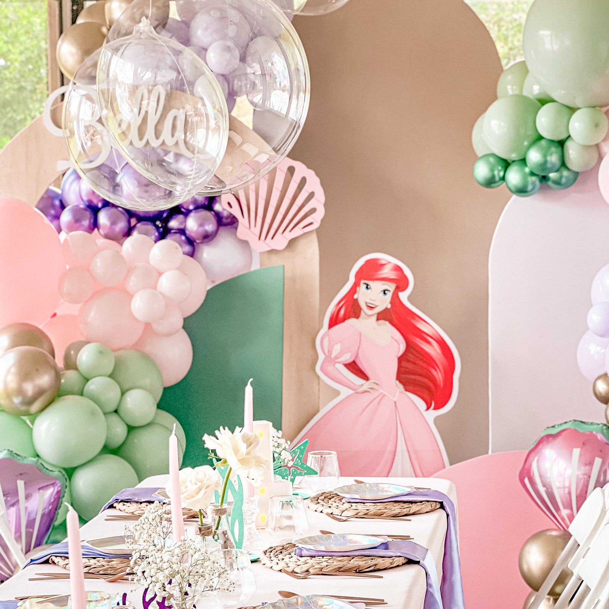 Mermaid Balloon Garland Kit Secondary image