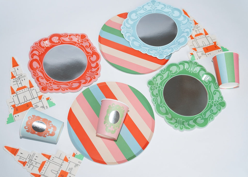 Princess Party Pack - Serves 12 Royal Princess Theme Tableware Kit