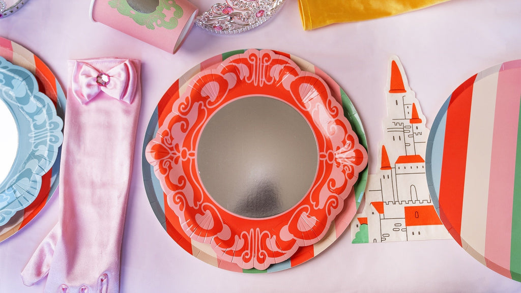 Princess Party Pack - Serves 12 Royal Princess Theme Tableware Kit