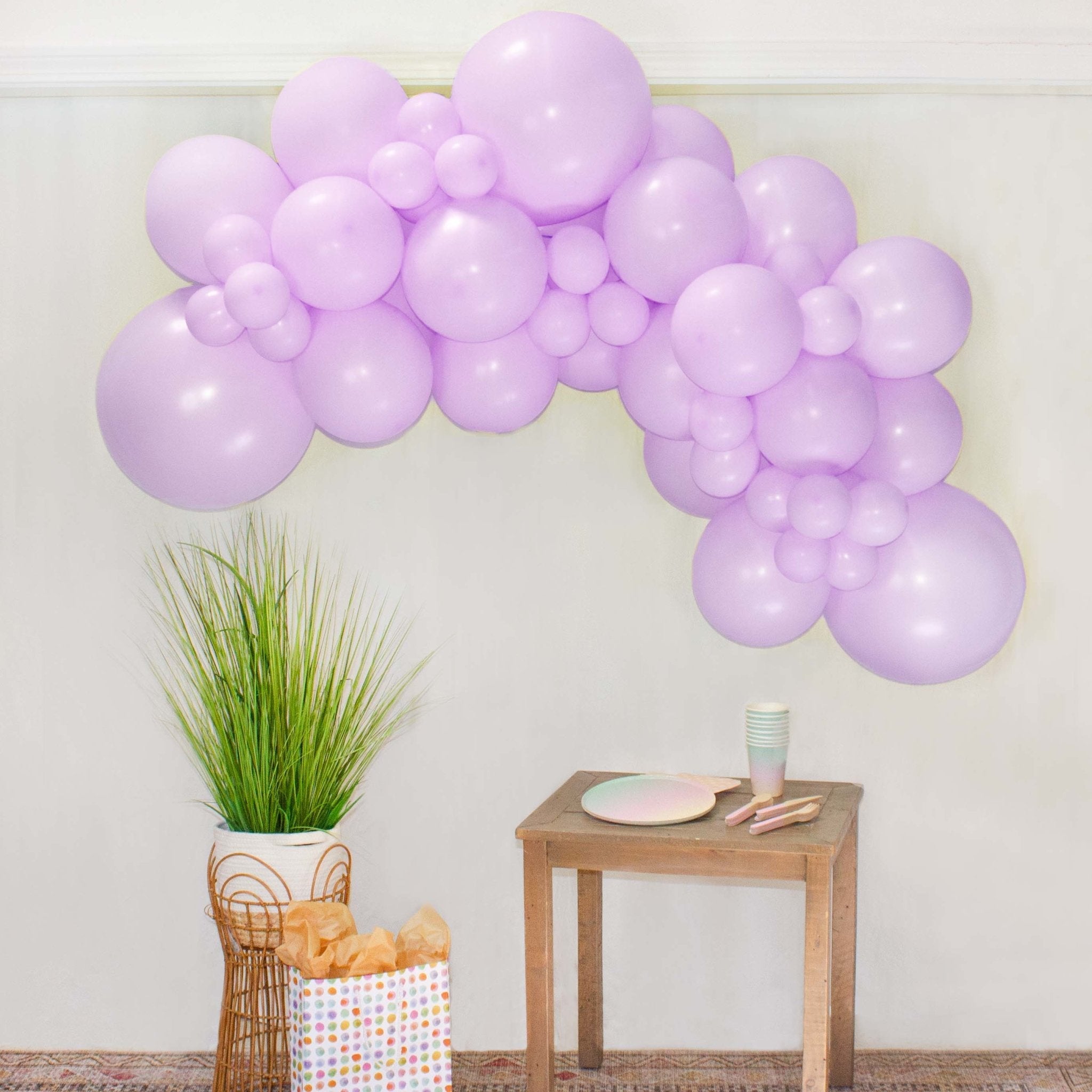 Purple Balloon Garland Main image