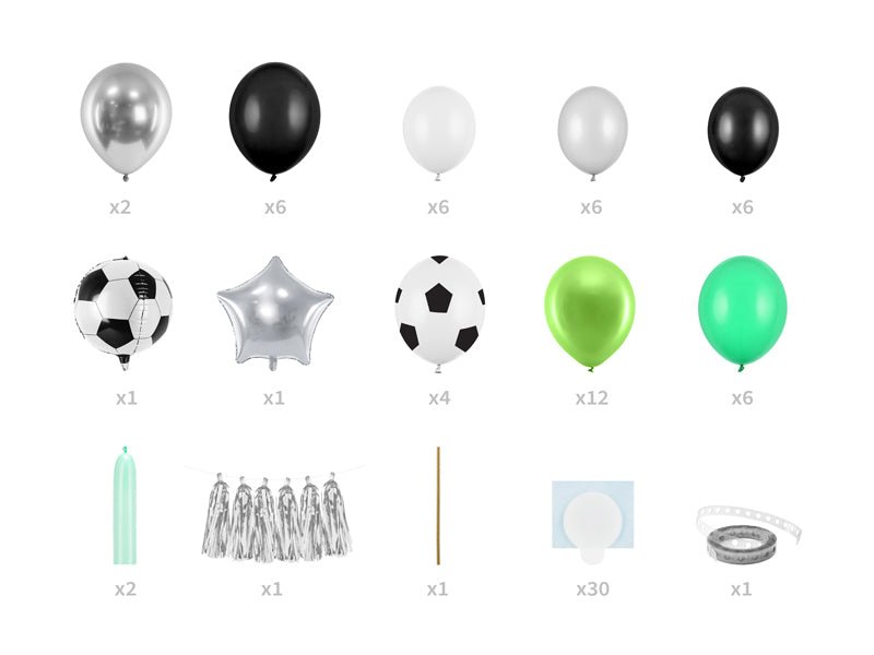 Soccer Balloon Garland Kit- Sports Party Backdrop Secondary image