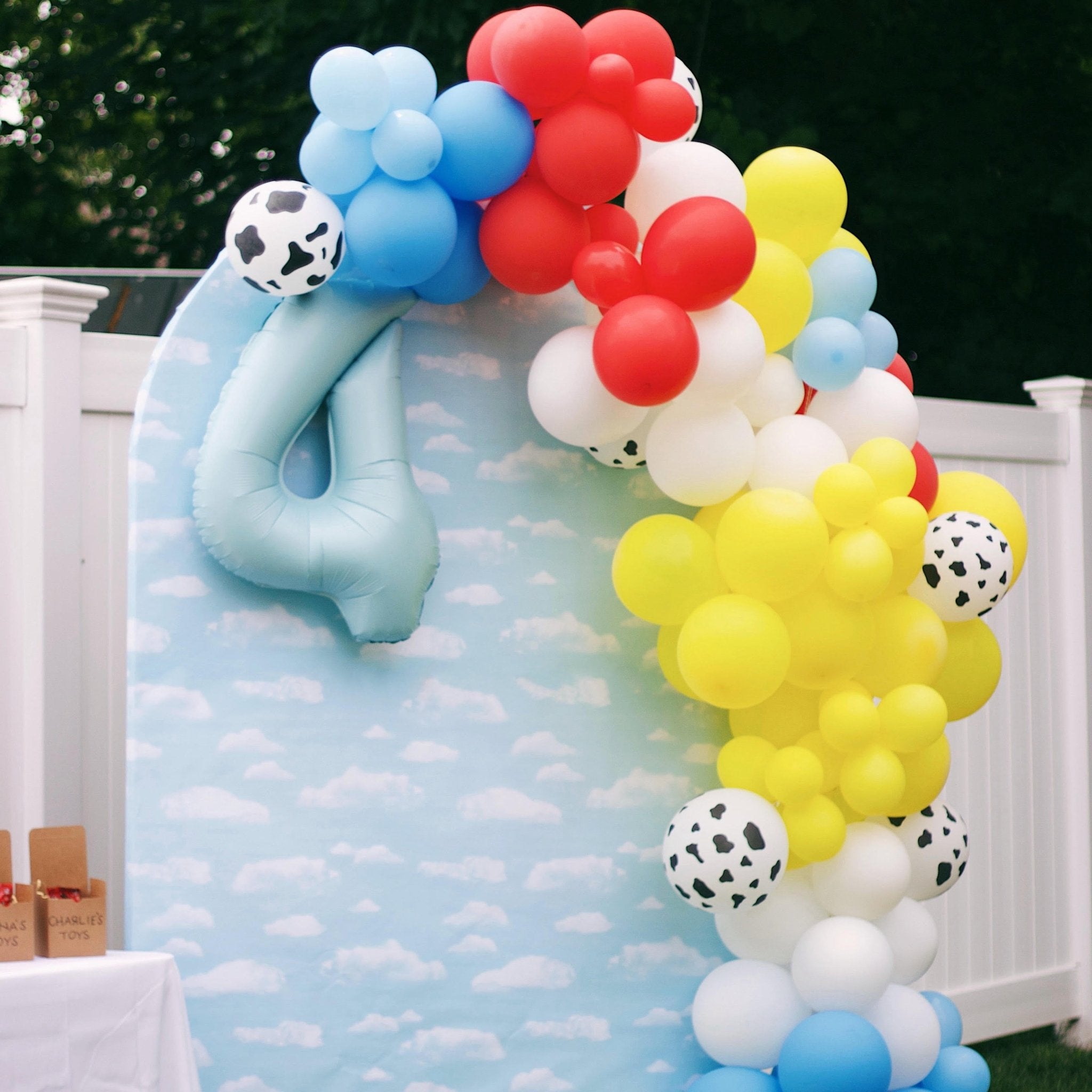 Western Balloon Garland Kit Main image