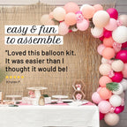 Tropical Pink & Magenta Balloon Garland Kit