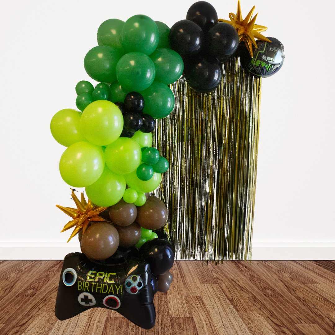 Video Game Balloon Garland Kit – Gamer Party Decor Secondary image