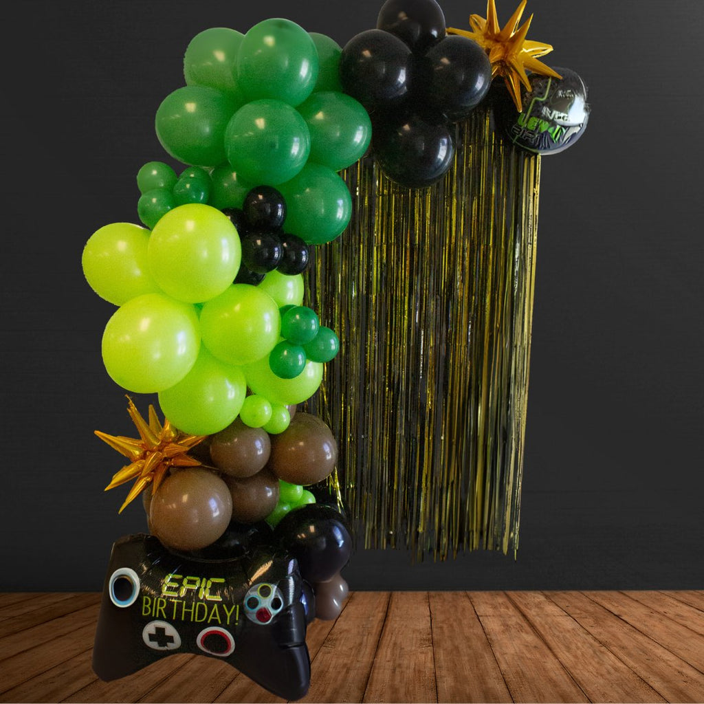 Video Game Balloon Garland Kit – Gamer Party Decor