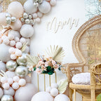 Warm Gray Balloon Garland