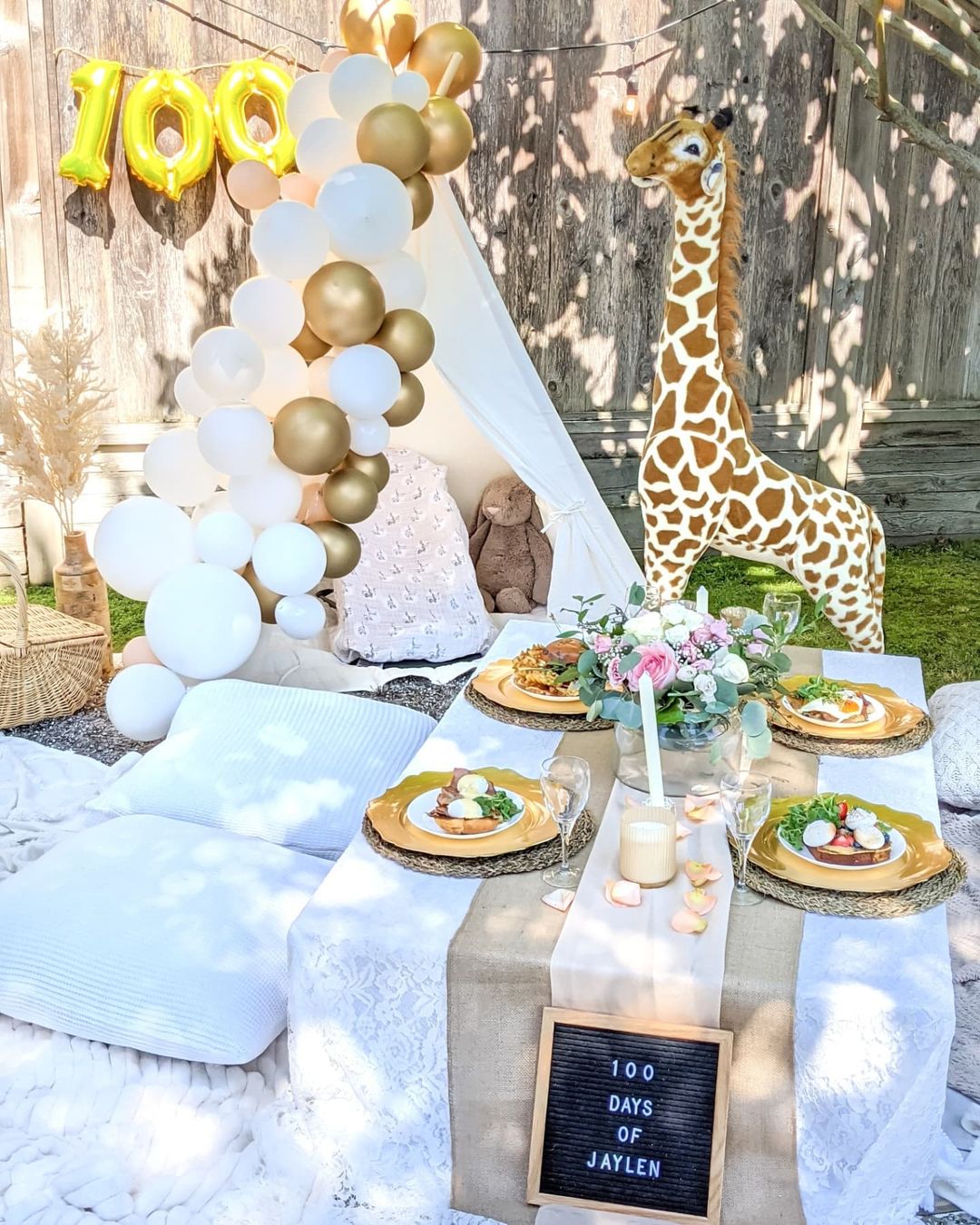 White Balloon Garland 5 foot