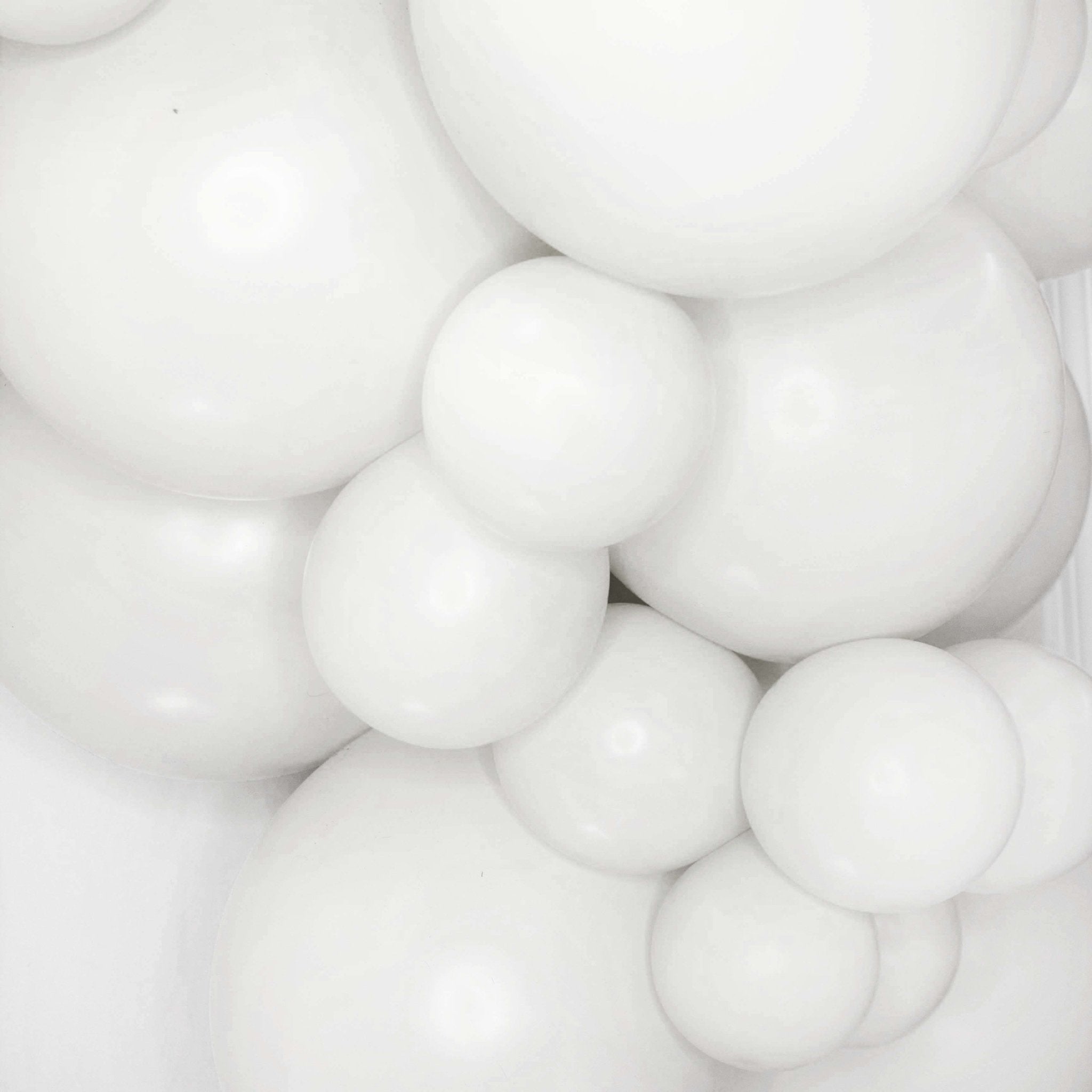 White Balloon Garland 5 foot Secondary image